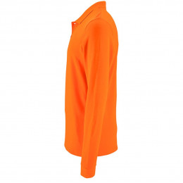 Рубашка поло мужская с длинным рукавом Perfect LSL Men, оранжевая