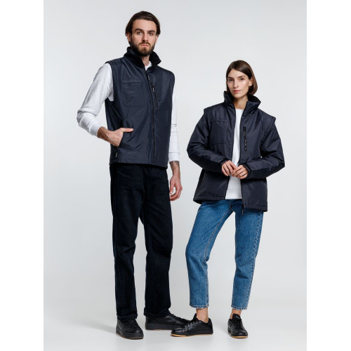 Куртка-трансформер унисекс Astana, темно-синяя