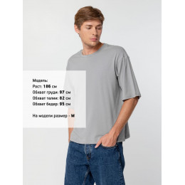 Футболка унисекс оверсайз Street Vibes, серая