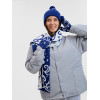 Шапка Adventino, темно-синий (кобальт) с молочным