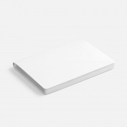 Ежедневник Nebraska Flex, недатированный, белый с серебристым