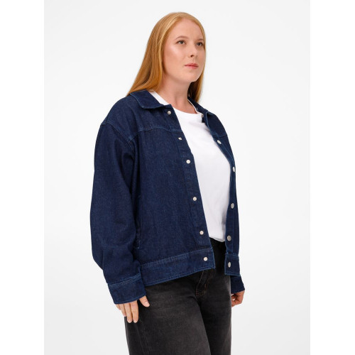 Куртка джинсовая O1, темно-синяя