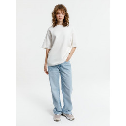 Джемпер с коротким рукавом Siluetti Volumica, молочно-белый