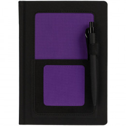 Ежедневник Mobile на заказ, недатированный, черно-фиолетовый