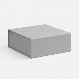 Коробка складная Quadra Fold, серая