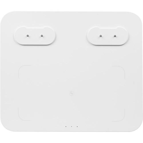 Станция беспроводной зарядки с колонкой и ночником Trilogy, белая