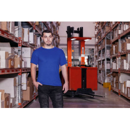 Футболка унисекс T-Bolka 180, бирюзовая