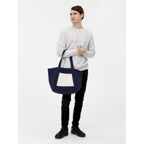 Шопер Shophop, синий с неокрашенным