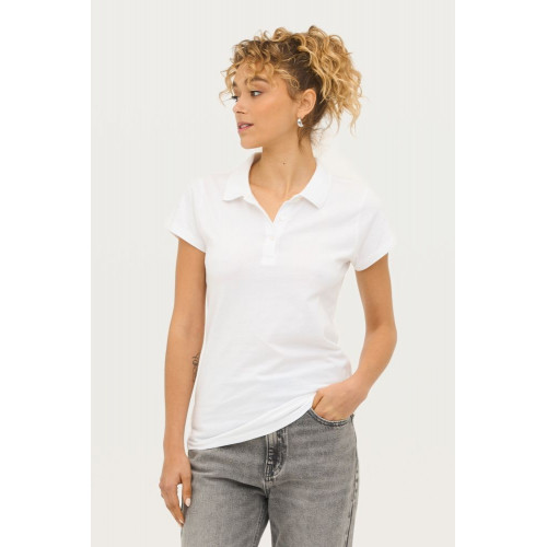 Рубашка поло женская Prescott Women 170, белая