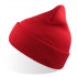 Шапка вязаная  двойная Wind-S, красный, 100% переработанный полиэстер