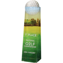 Награда хрустальная C061 22.5см (22.5*6*5) футляр в комплекте