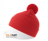 Шапка вязаная  двойная Wind-S красный 